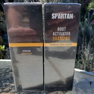 SPARTAN HAIR GROWTH FORMULA SHAMPOO TWO (2) BOTTLES SEALED. NIB. NWT.